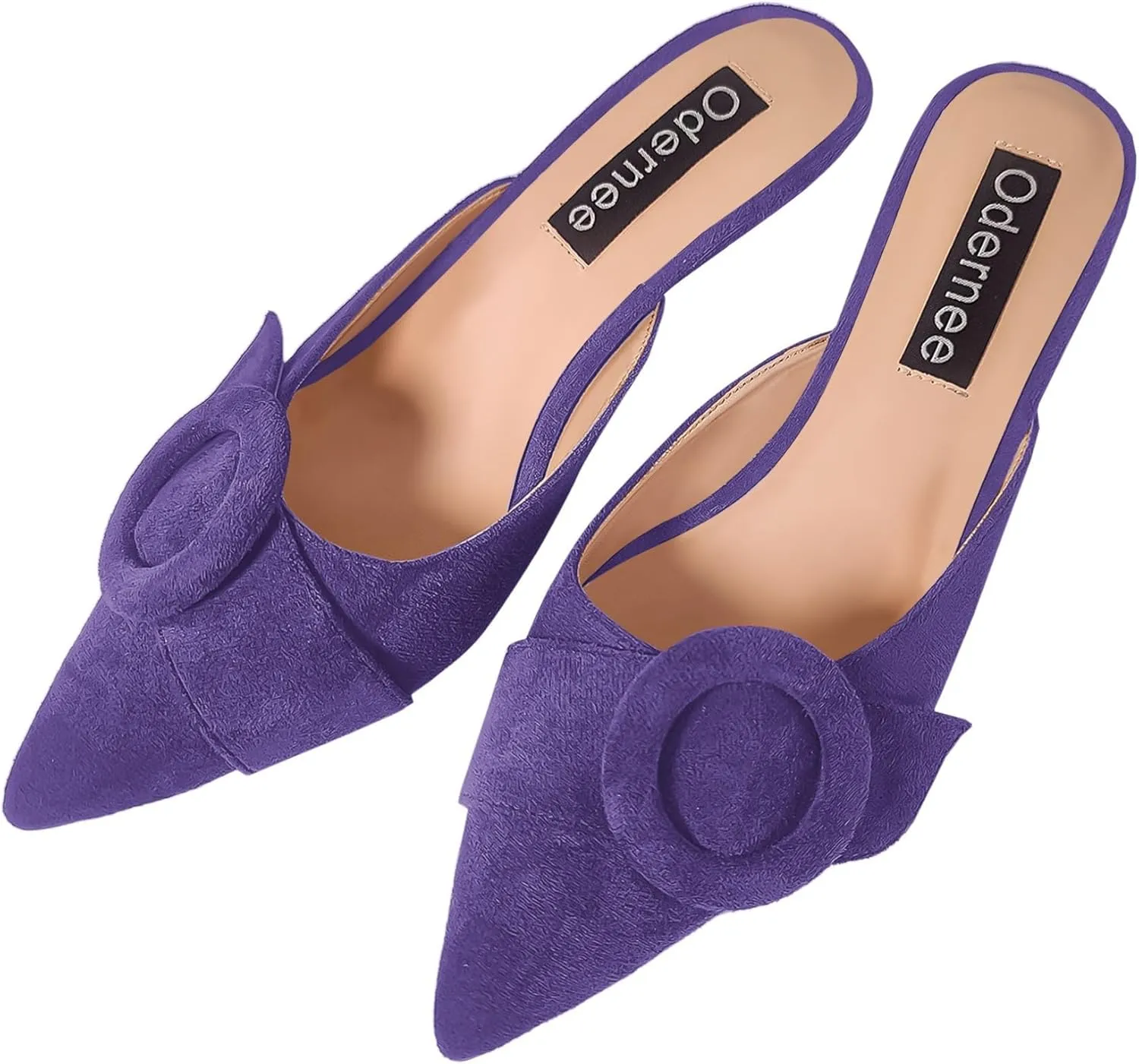 2 Inches Kitten Heel Mules Slippers for Women
