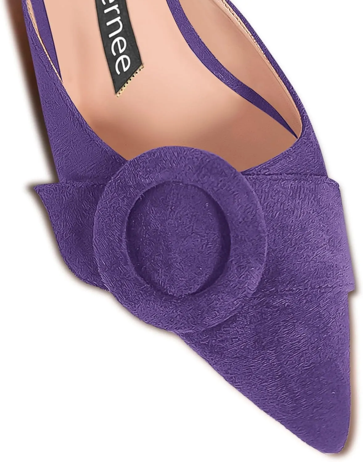 2 Inches Kitten Heel Mules Slippers for Women