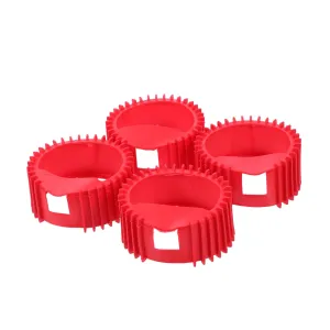 4Pcs Oxygen Acetylene Pressure Gauge Covers Protective Boots for Regulator Gauges Vibration Dampening Easy Installation for Air Conditioner