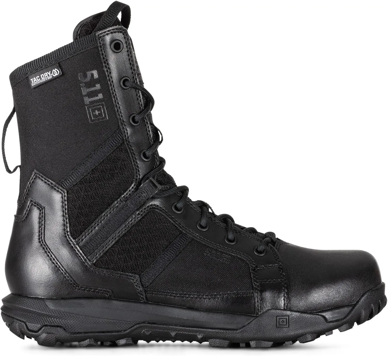 5.11 Tactical Men’s A/T All-Terrain 8” Leather Side Zip Boots, Style 12444