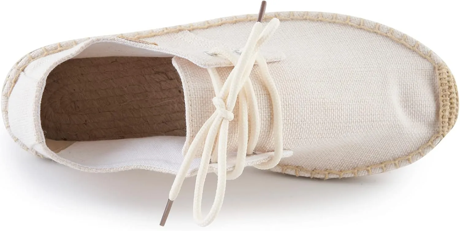 Alexis Leroy Lace Up Unisex Adults Espadrilles…