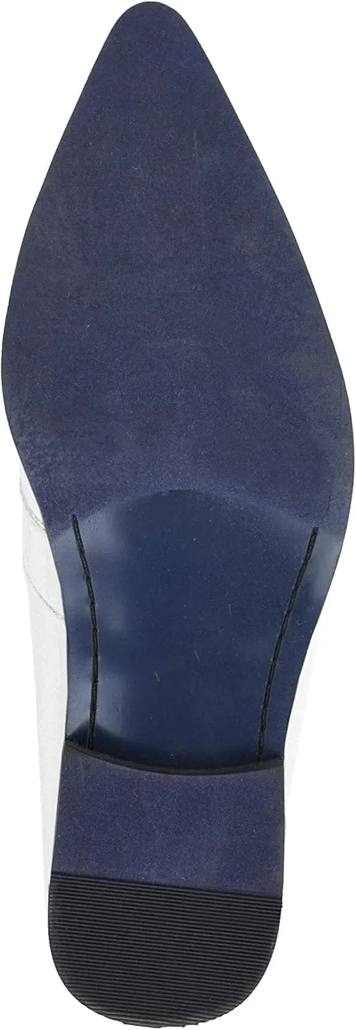 Amali Davis - Men's Dress Shoes, Exotic Patent Loafers for Men - Gun Metal Metallic Tip Smoking Slippers, Dress Shoes for Men - The Original, Designer Shoes