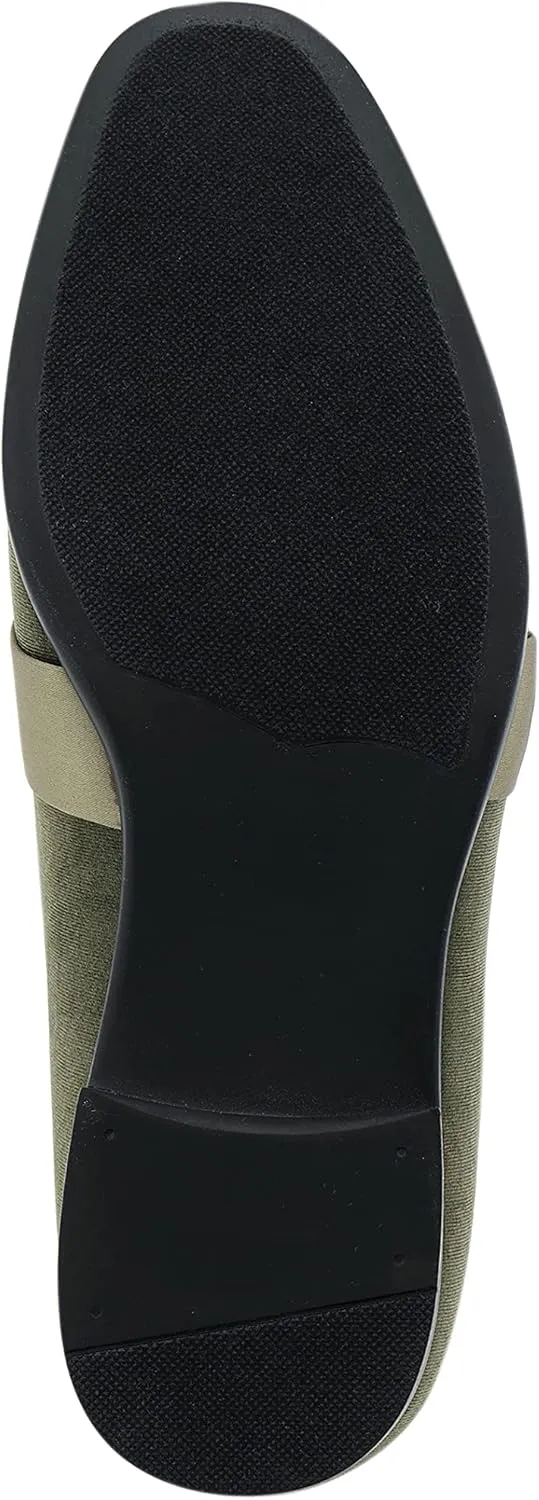 Amali King - Men's Slippers - Mens Loafers - Designer Shoes for Men - Tuxedo Shoes - Velvet Loafers Men - Embossed Paisley Pattern, Satin Band and Trim