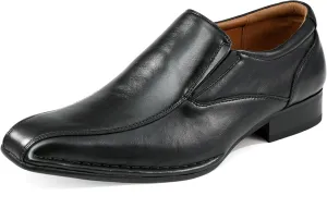 Amali Men’s Slip-On Shoes with Metal Bit Dress Shoes for Men Formal Loafers for Men Smoking Tuxedo Shoes