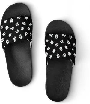 Animal Paws Dog Cat Slides Men Home Sandal Women Non Slip Bathroom Open Toe Shoe Casual Footwear Flat Slide Sandals