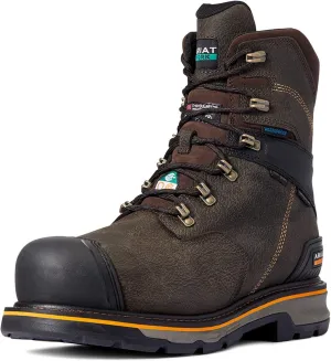 Ariat Men's Stump Jumper 8" Csa Glacier Grip Waterproof 600g Composite Toe Work Boot