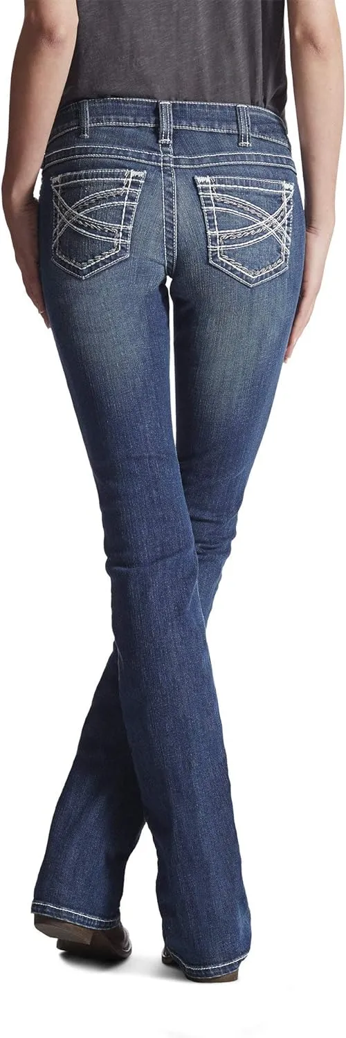 Ariat Women's R.e.a.l. Mid Rise Bootcut Jean