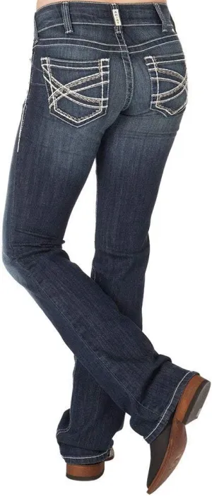 Ariat Women's R.e.a.l. Mid Rise Bootcut Jean