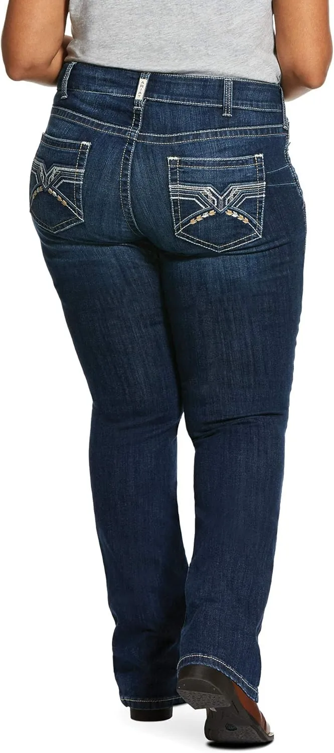 Ariat Women's R.e.a.l. Mid Rise Bootcut Jean