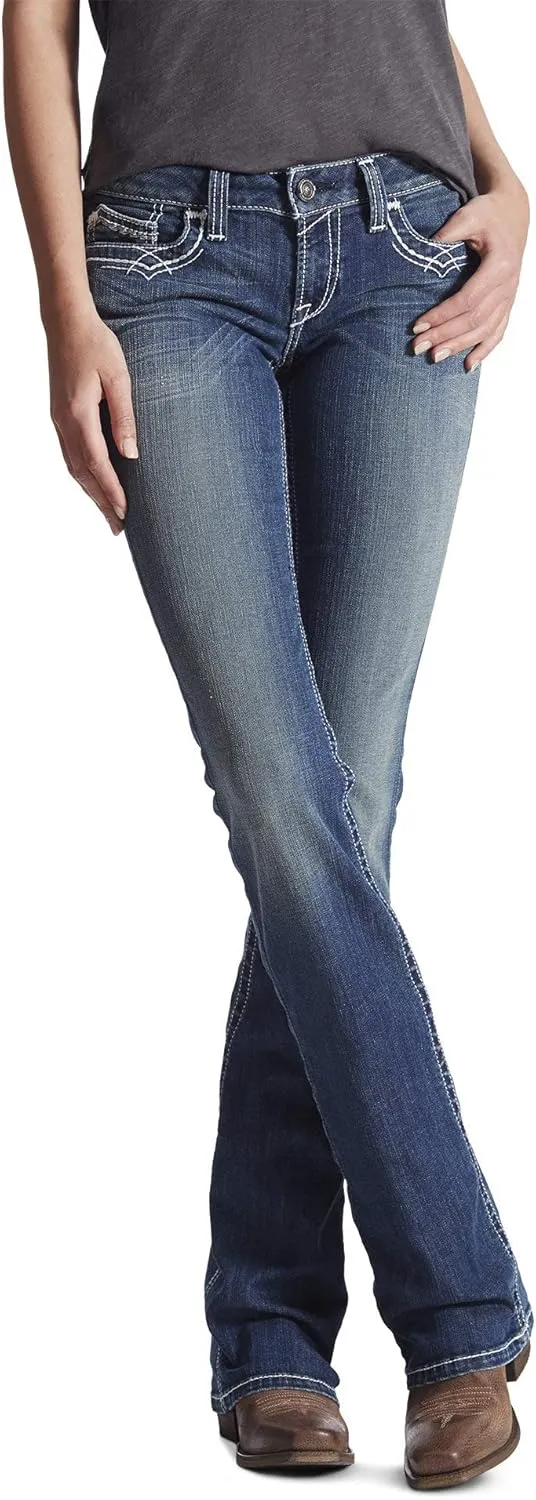 Ariat Women's R.e.a.l. Mid Rise Bootcut Jean
