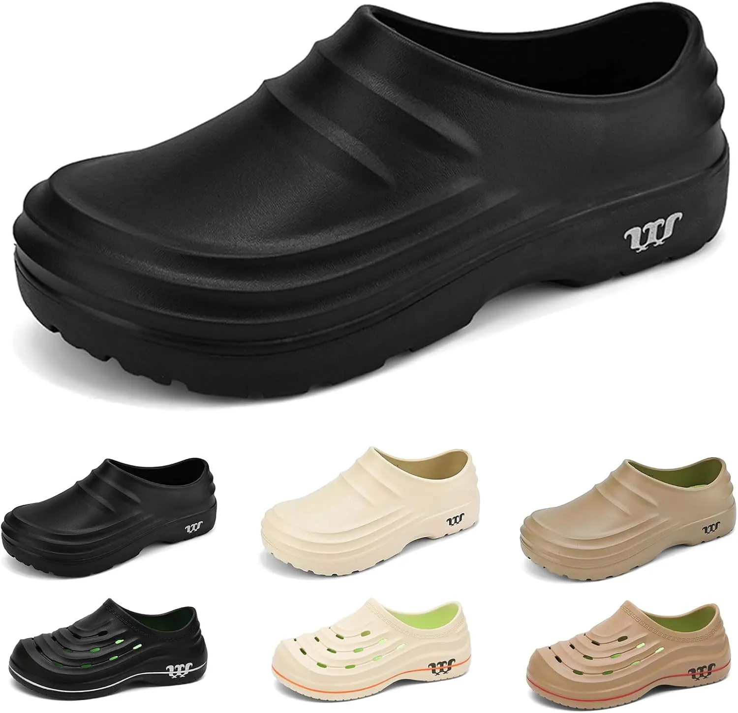 Armadillo Shoes Chef Womens Unisex Slip Resistant Waterproof Oil Resistant Clogs Ideal Work Shoes for Kitchens Closed Toe Comfy Lightweight Sandals