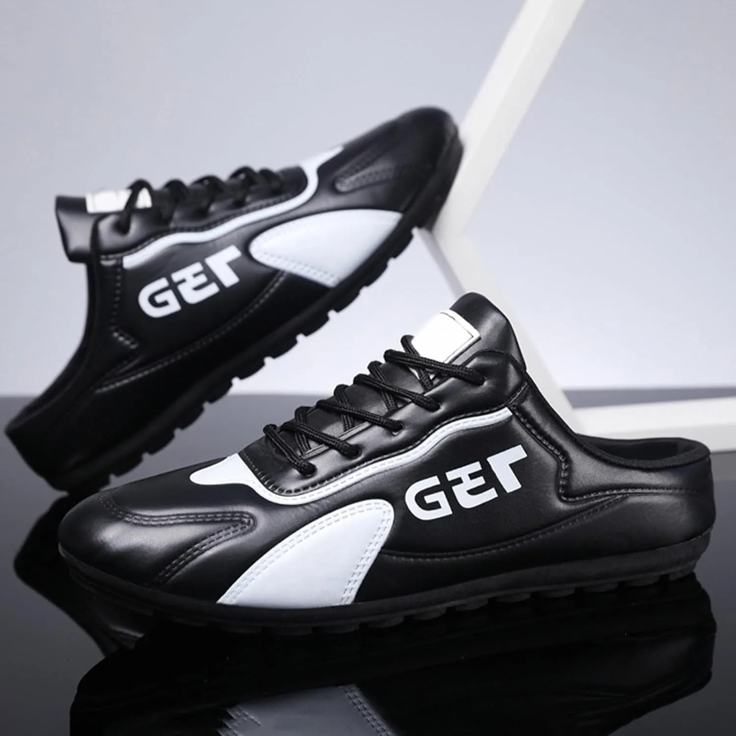 Athletic Fashion Sneakers for Men Lightweight Breathable Slip On Running Shoe Outdoor Non Slip Jogging Sneakers