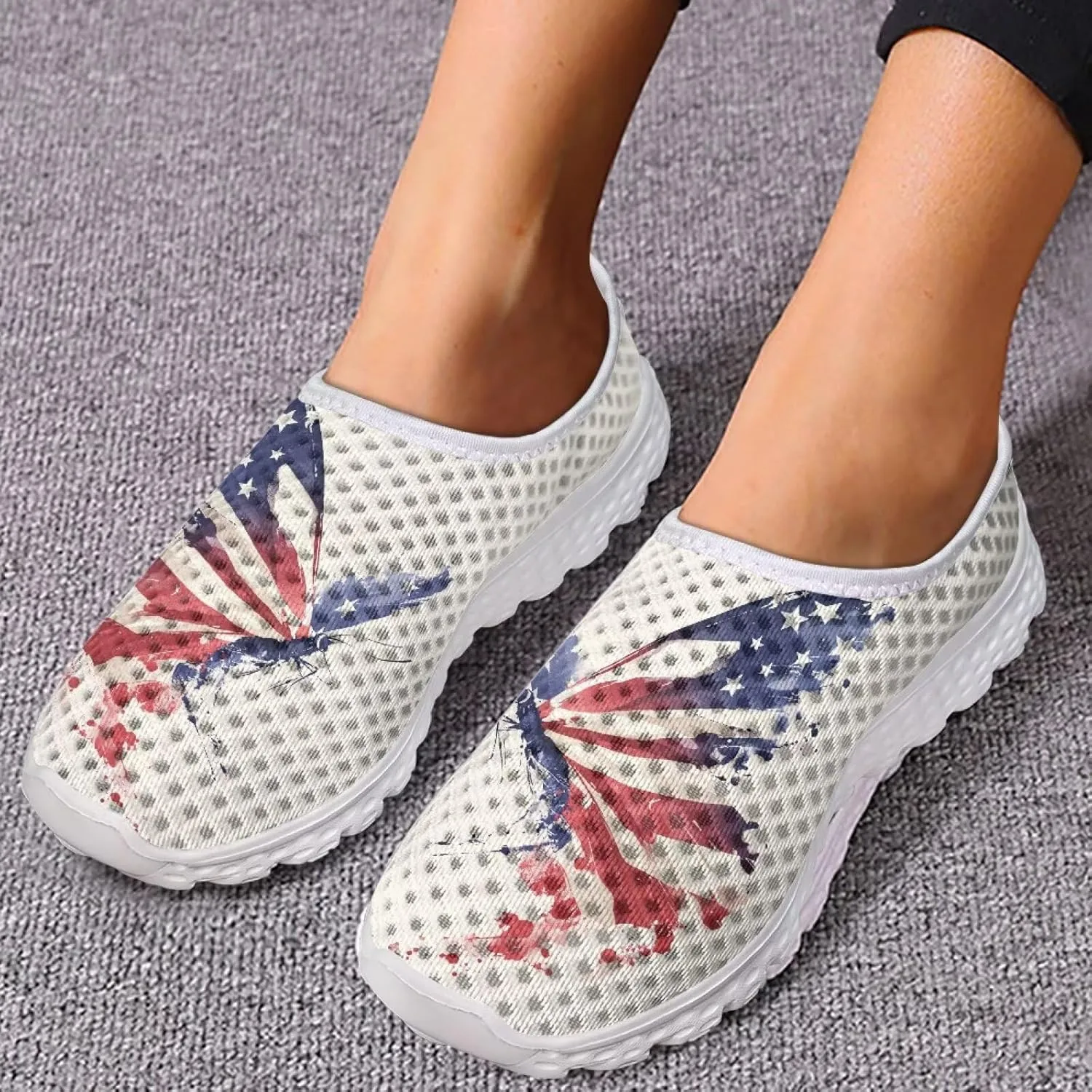 Athletic Tennis Sneakers Road Road Running Shoes US 5.5-11.5 Slip On Shoes for Women