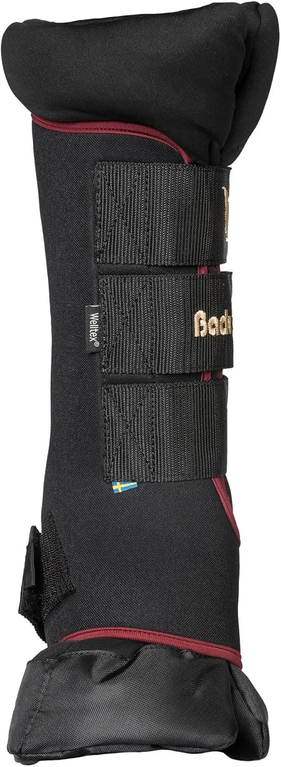 Back on Track Royal Quick Wraps Deluxe - Equestrian Sport Flexible Supportive Protective Horse Leg Wraps with Hook & Loop Closure, Pair, Wine - 16" - L
