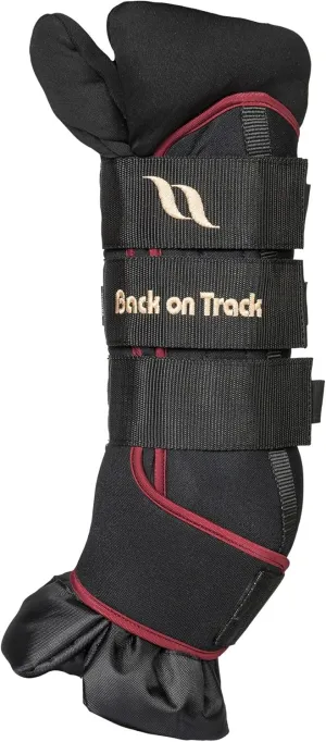 Back on Track Royal Quick Wraps Deluxe - Equestrian Sport Flexible Supportive Protective Horse Leg Wraps with Hook & Loop Closure, Pair, Wine - 16" - L
