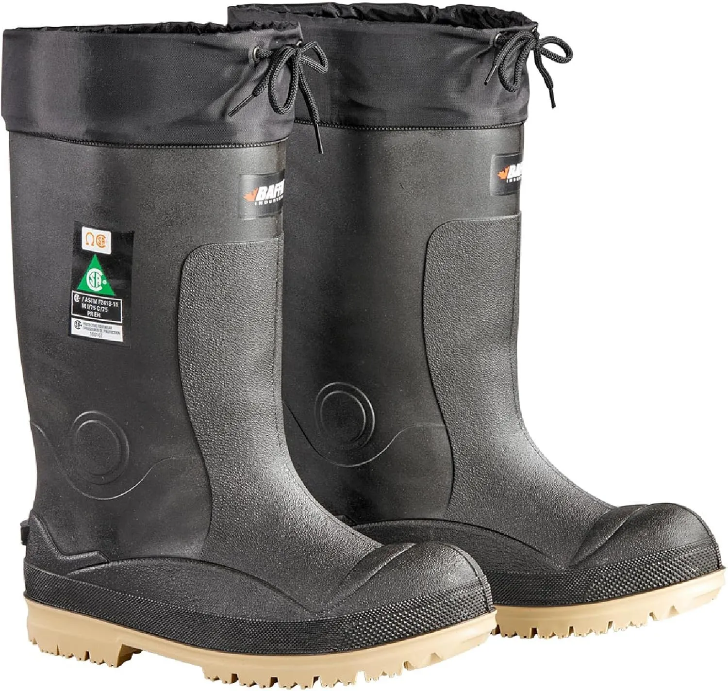Baffin Unisex TITAN Industrial Waterproof Protective Steel Safety Toe & Plate Slip-On Boots with Removable Inner Boot System