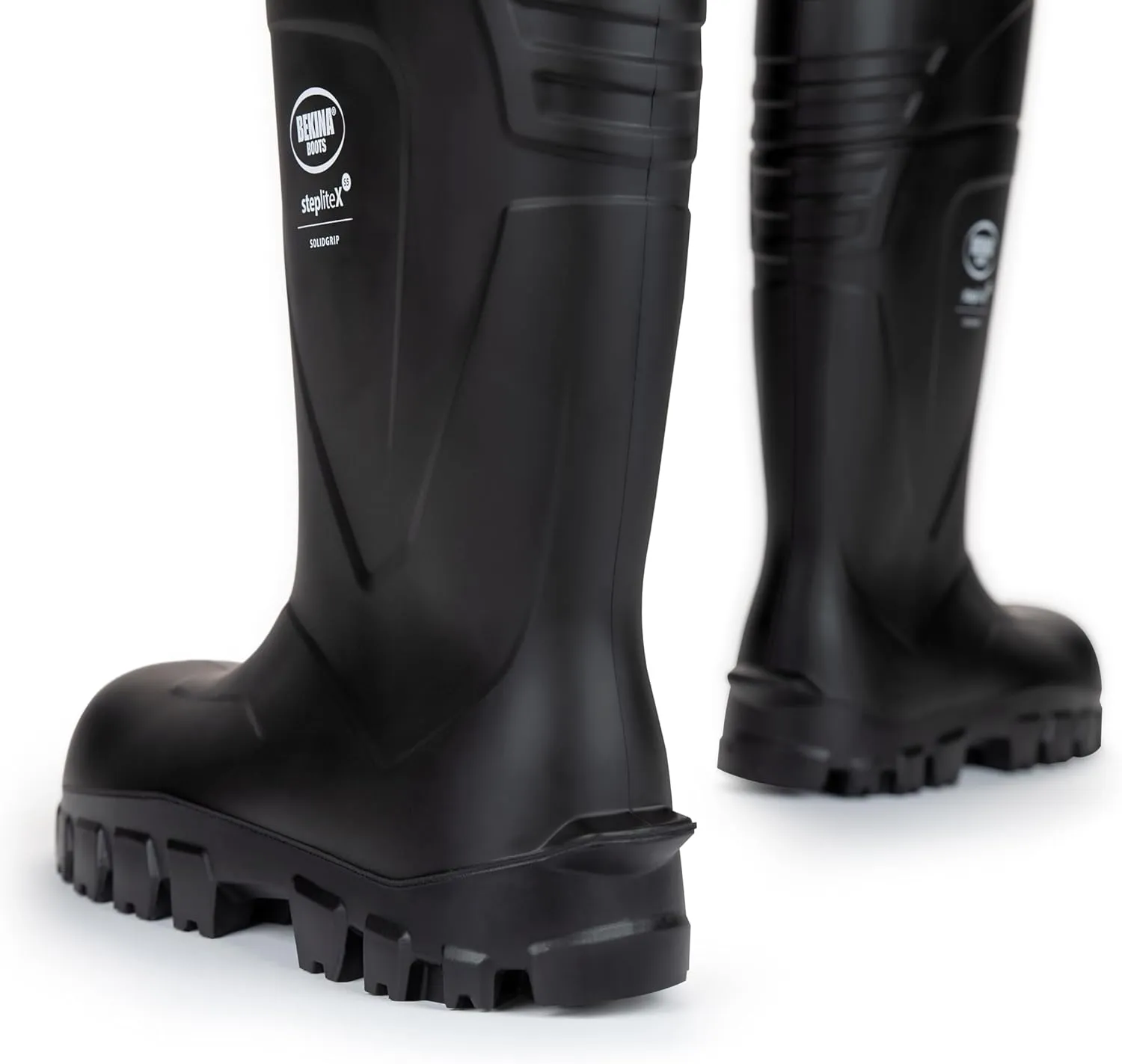 Bekina StepliteX SolidGrip S5 Safety Toe Wellington Boots for Men and Women - Lightweight Waterproof Non Slip Composite Toe Work Boots for Men and Women