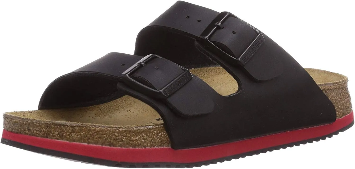 Birkenstock Sandals ''Arizona'' from Birko-Flor in Black 44 EU / 13-13.5 Women / 11-11.5 Men