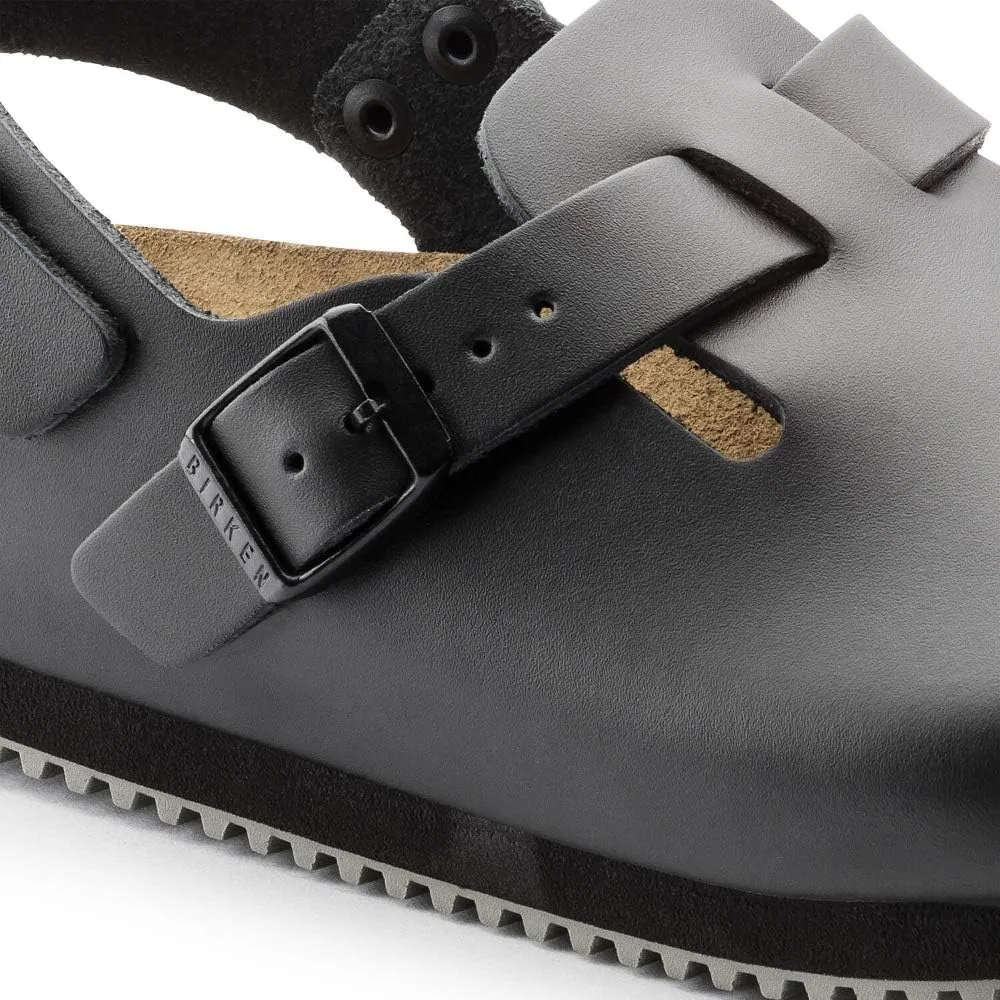 Birkenstock Tokyo/Clogs Leather - Super Sole Black