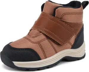 BMCiTYBM Toddler Winter Hikking Boots Boys Girls Waterproof Snow Shoes Nonslip Lightweight High Top Outdoor Sneakers for Cold Weather
