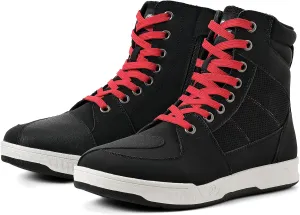 BORLENI Motorcycle Riding Shoes Road Street Motocross Protective Boots for Men, Casual Breathable Powersports Shoes