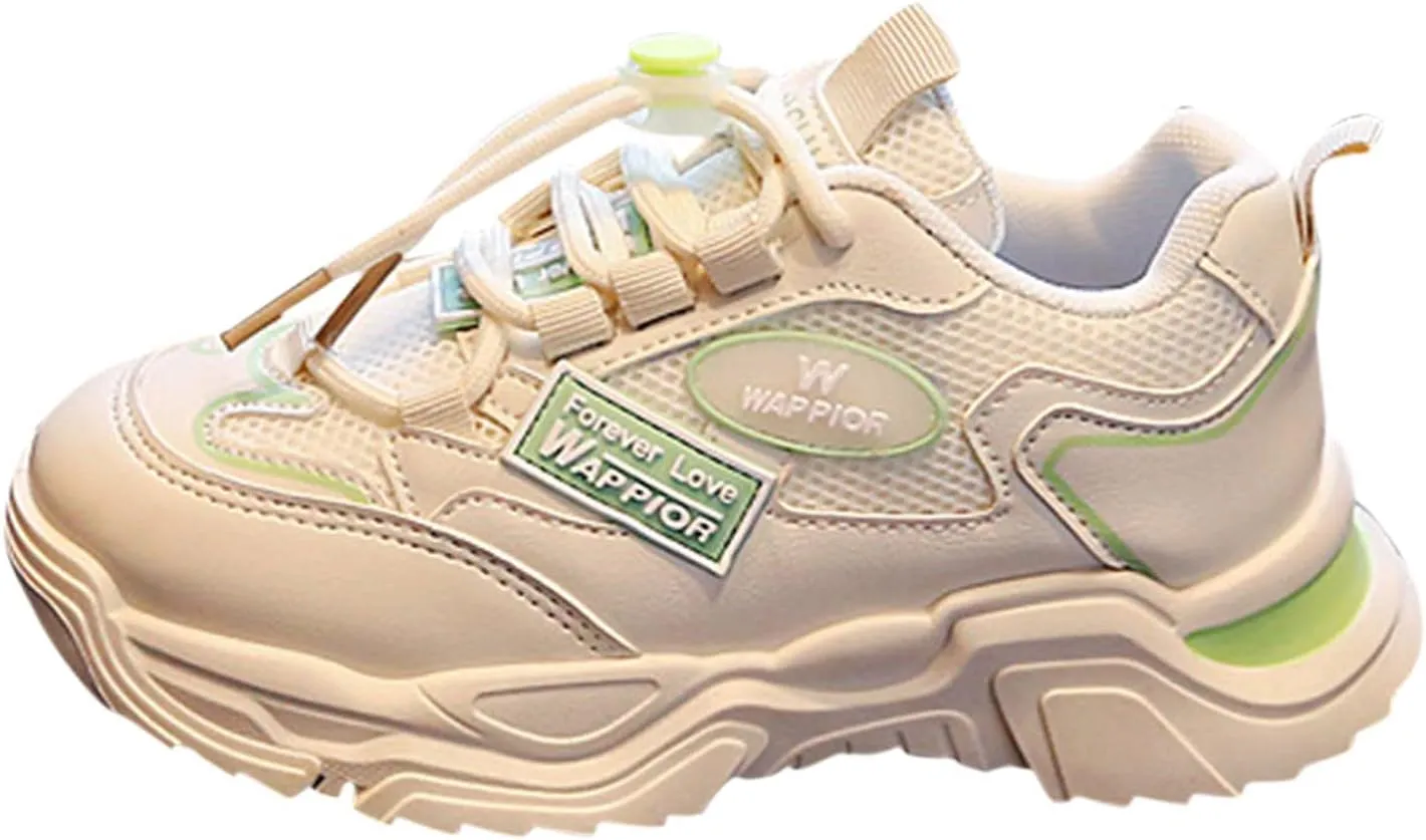 Boys Girls Sneakers Kids Tennis Shoes Lightweight Breathable Mesh Walking Running Shoe for Toddler/Little Kid/Big Kid