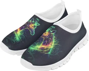 Boys Running Slip On Shoes Breathable Kids School Athletic Shoes for Travel