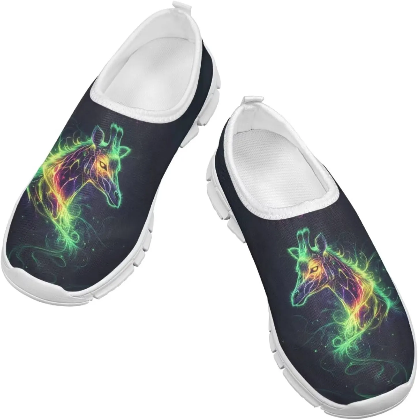 Boys Running Slip On Shoes Breathable Kids School Athletic Shoes for Travel