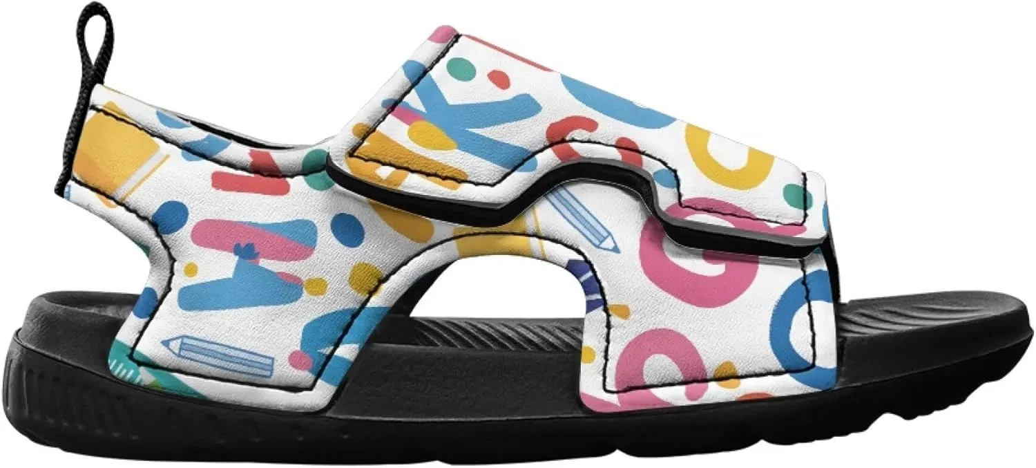 Boys Sandals Open Toe Toddler Sandals Boys Adjustable Little Big Kids