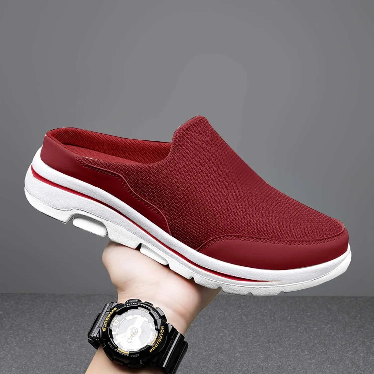 Breathable Slip on Shoes for Men Breathable Casual Comfortable Walking Sneaker Outdoor Non Slip Jogging Sneakers
