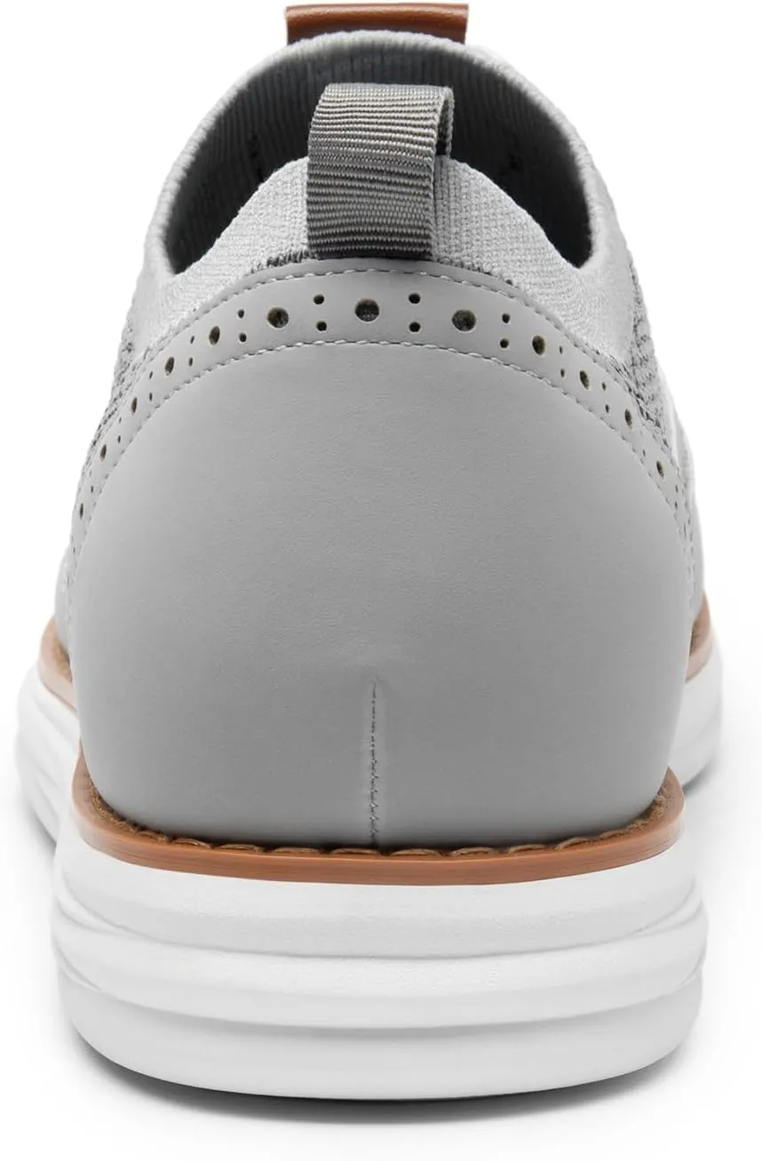 Bruno Marc Men's KnitFlex SmartCraft Mesh Oxfords Sneakers Casual Dress Lace-Up Lightweight Walking Shoes