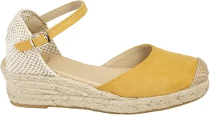 Canvas Wedge Women's Sandals with 2 Inch Heel and Breathable Cotton Canvas Upper and 100% Natural Jute Midsole for All Casual Occasions