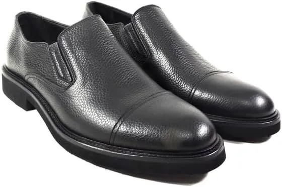 Casadei Men's Black Soft Leather Comfort Extra Light Loafers
