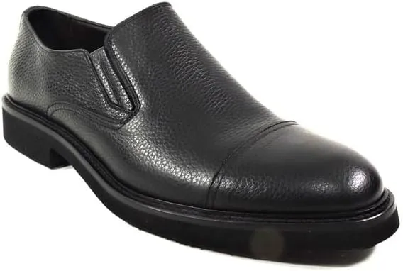 Casadei Men's Black Soft Leather Comfort Extra Light Loafers