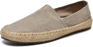 CASMAG Men's Fashion Casual Cloth Shoes Canvas Slip-on Loafers Espadrille Leisure Walking Sneakers Moccasins Boat Shoes