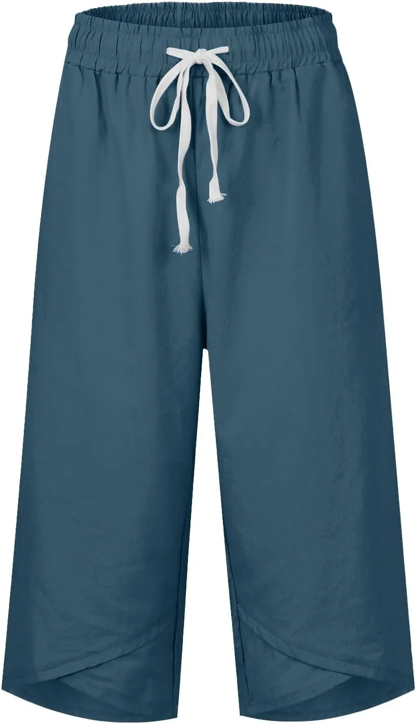 Casual Pants for Women Baggy Long Sleeve Pajama Home Suit Can Be Worn Outside Crop Linen for Women