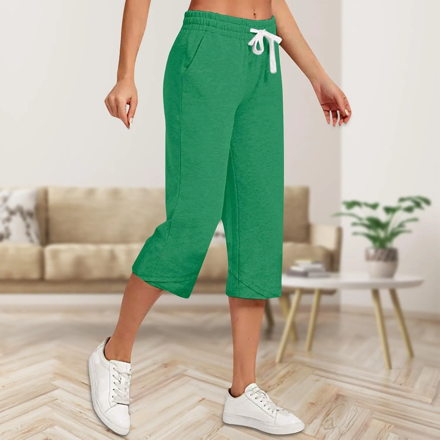 Casual Pants for Women Baggy Long Sleeve Pajama Home Suit Can Be Worn Outside Crop Linen for Women