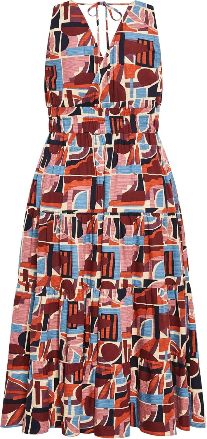 City Chic Women's Maxi Dress-Amara Print