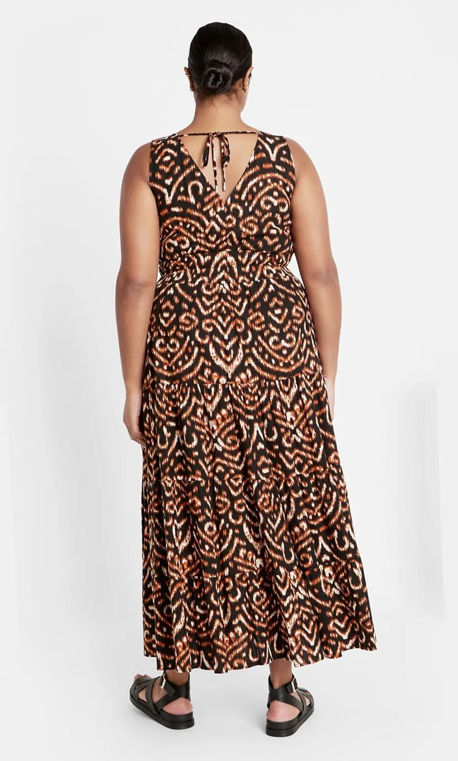 City Chic Women's Maxi Dress-Amara Print