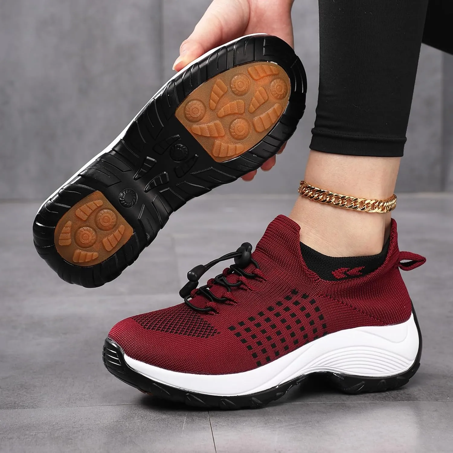 Comfort Wear Orthowear Shoes for Women Orthopedic Shoes Comfortable Walking Sneakers Breathable Non Slip Ortho Stretch Cushion Shoe Lightweight Casual Footwear Water Resistant Mesh Sneakers Outdoor