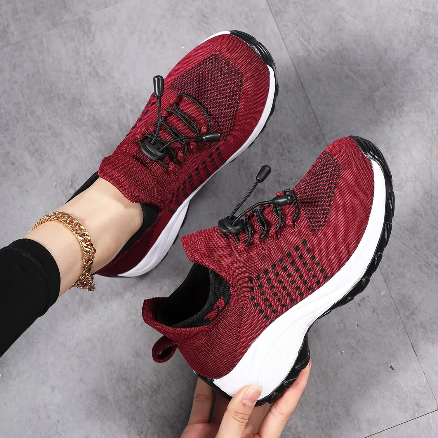 Comfort Wear Orthowear Shoes for Women Orthopedic Shoes Comfortable Walking Sneakers Breathable Non Slip Ortho Stretch Cushion Shoe Lightweight Casual Footwear Water Resistant Mesh Sneakers Outdoor