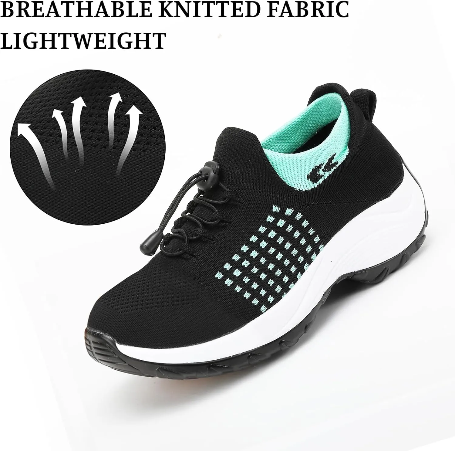 Comfort Wear Orthowear Shoes for Women&Men Orthopedic Shoes Lightweight Casual Breathable Running Walking Sneakers Non Slip Stretch Cushion Shoe Athletic Ortho Comfortwear for Plantar Fasciitis Unisex
