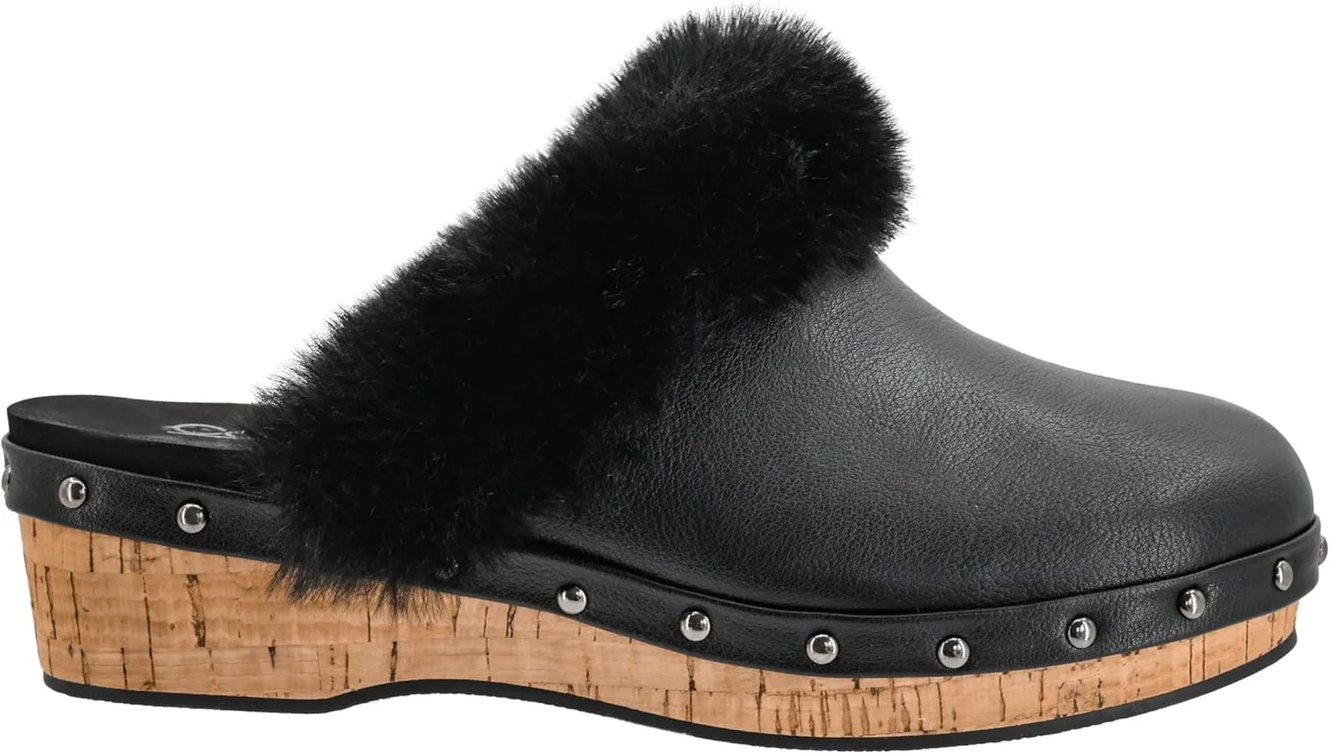 Corkys Footwear Just Fur Fun 1.75-Inch Wedge Mules, Slip-On, Memory Foam Insoles, Faux Fur Lining, Chic, Comfortable, Elegant Fall Footwear
