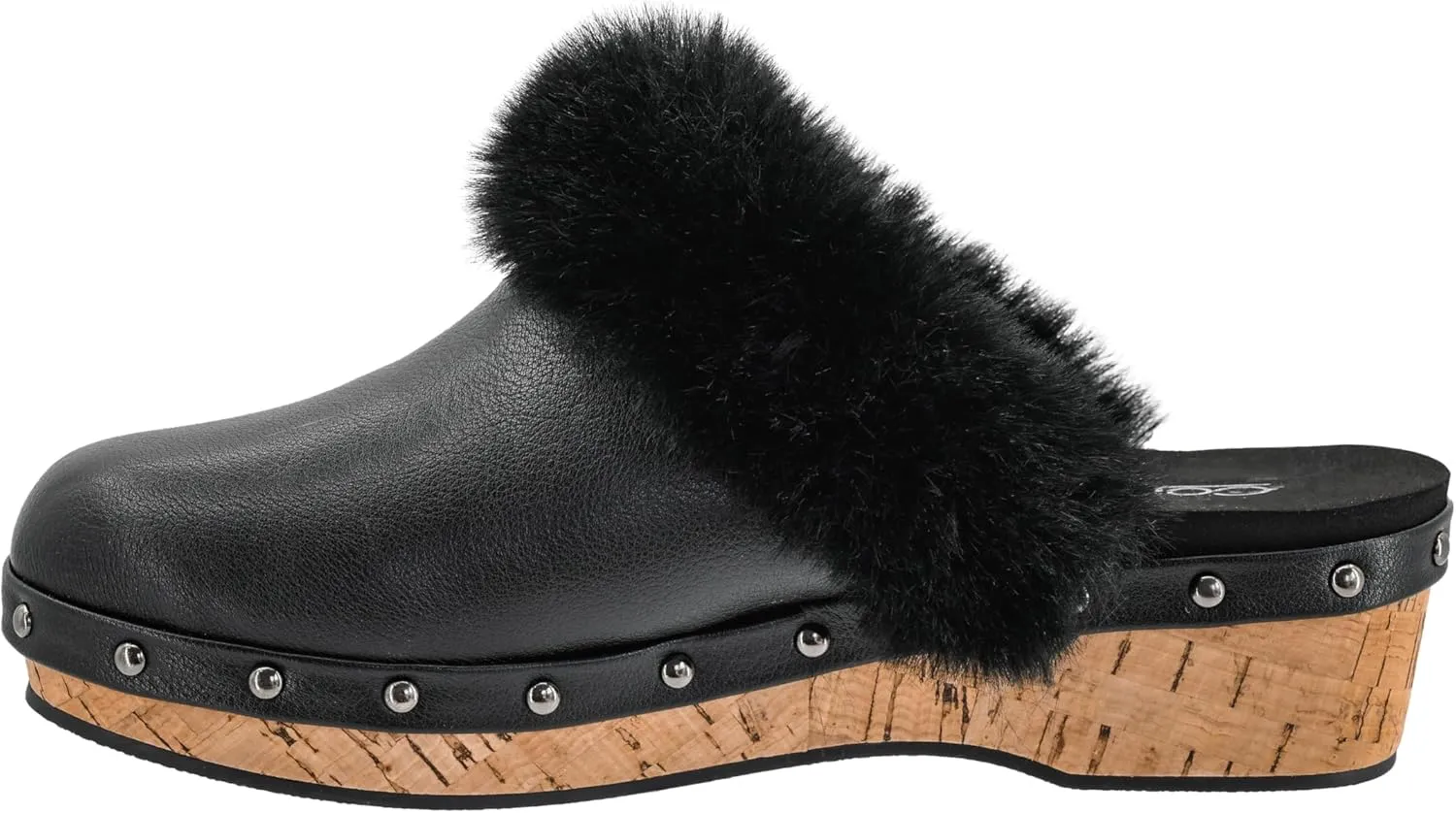 Corkys Footwear Just Fur Fun 1.75-Inch Wedge Mules, Slip-On, Memory Foam Insoles, Faux Fur Lining, Chic, Comfortable, Elegant Fall Footwear