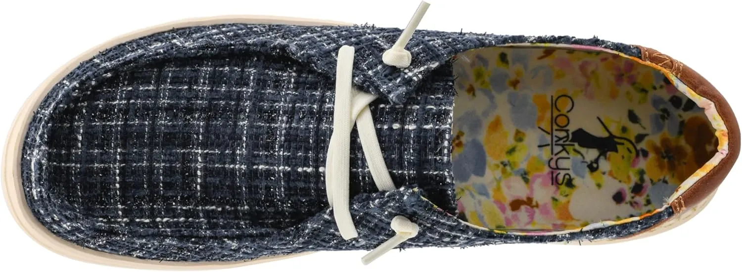 Corkys Footwear Womens Kayak 2 Slip-On Loafer - Featuring a Chic and Versatile Slip-On Design, A Subtle 1-Inch Heel, Cushioned and Removable Insoles for All Day Wear