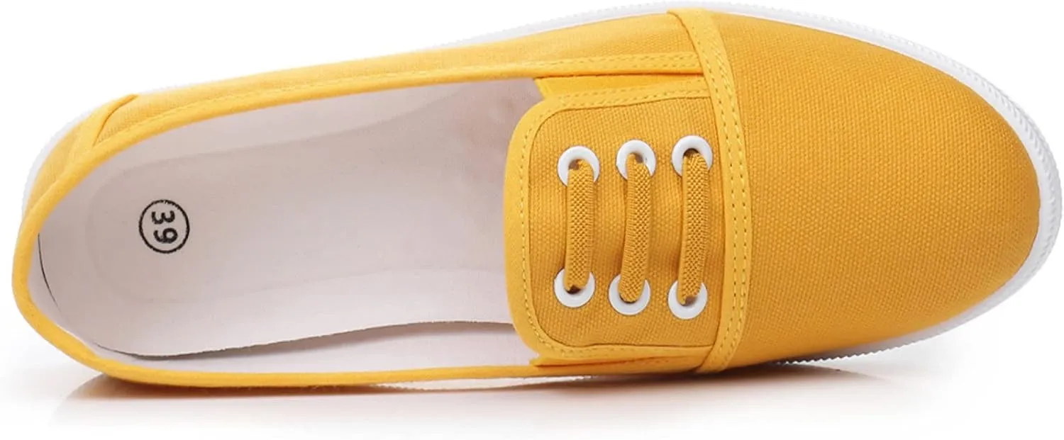 Cull4U Women's Chop-Chop Canvas Slip-On Sneaker