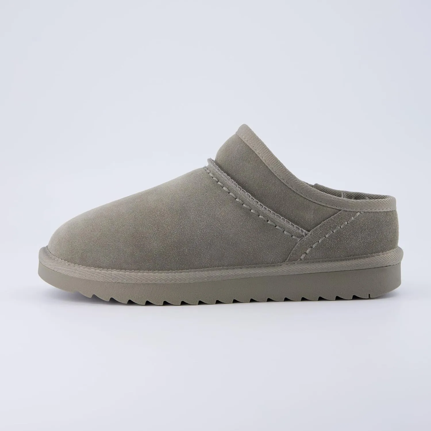 CUSHIONAIRE Women's Hilo Genuine Suede cozy mule  Memory Foam