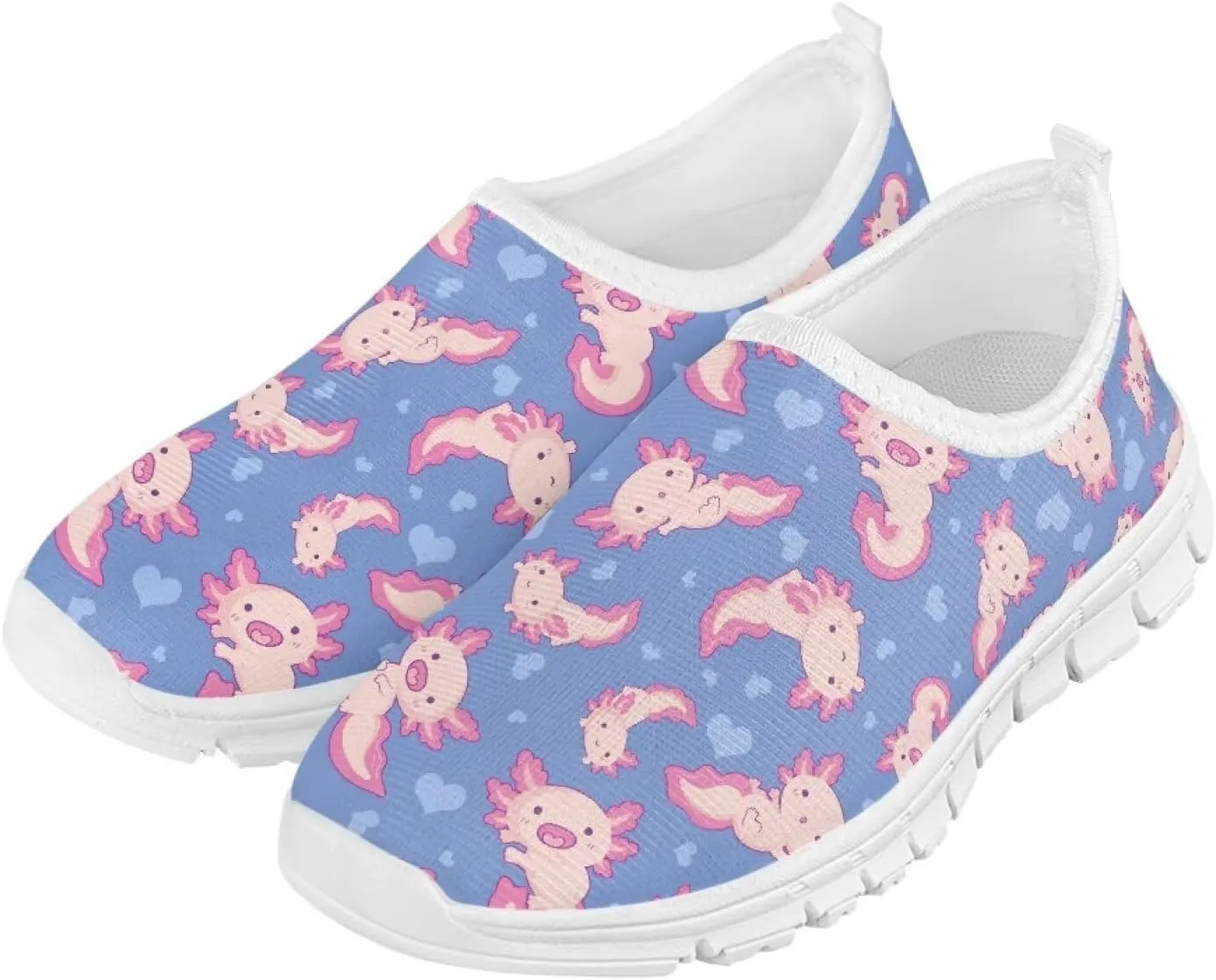 Cute Shoes for Girls Animal Themed Slip On Shoes Kids Wide Sneakers