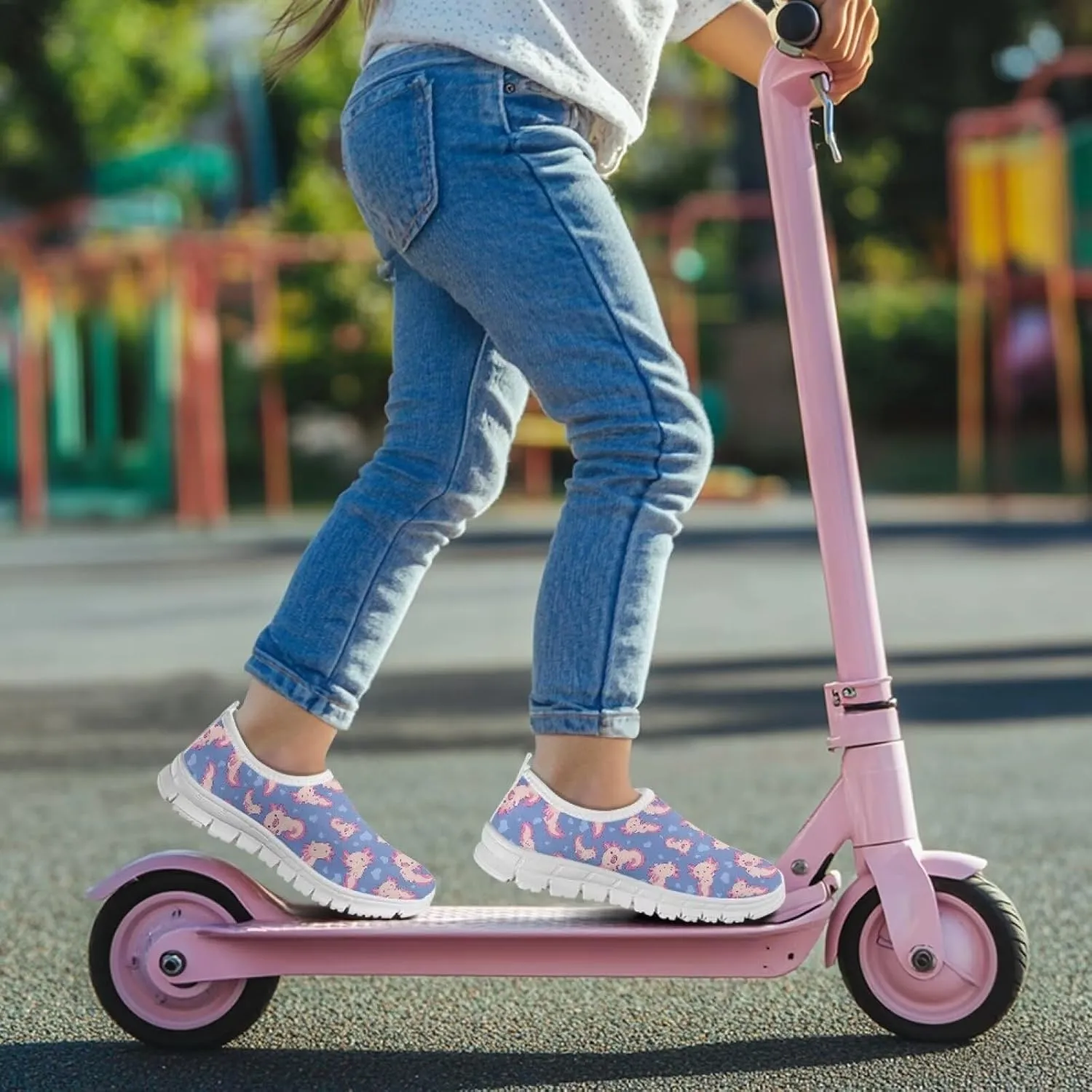 Cute Shoes for Girls Animal Themed Slip On Shoes Kids Wide Sneakers