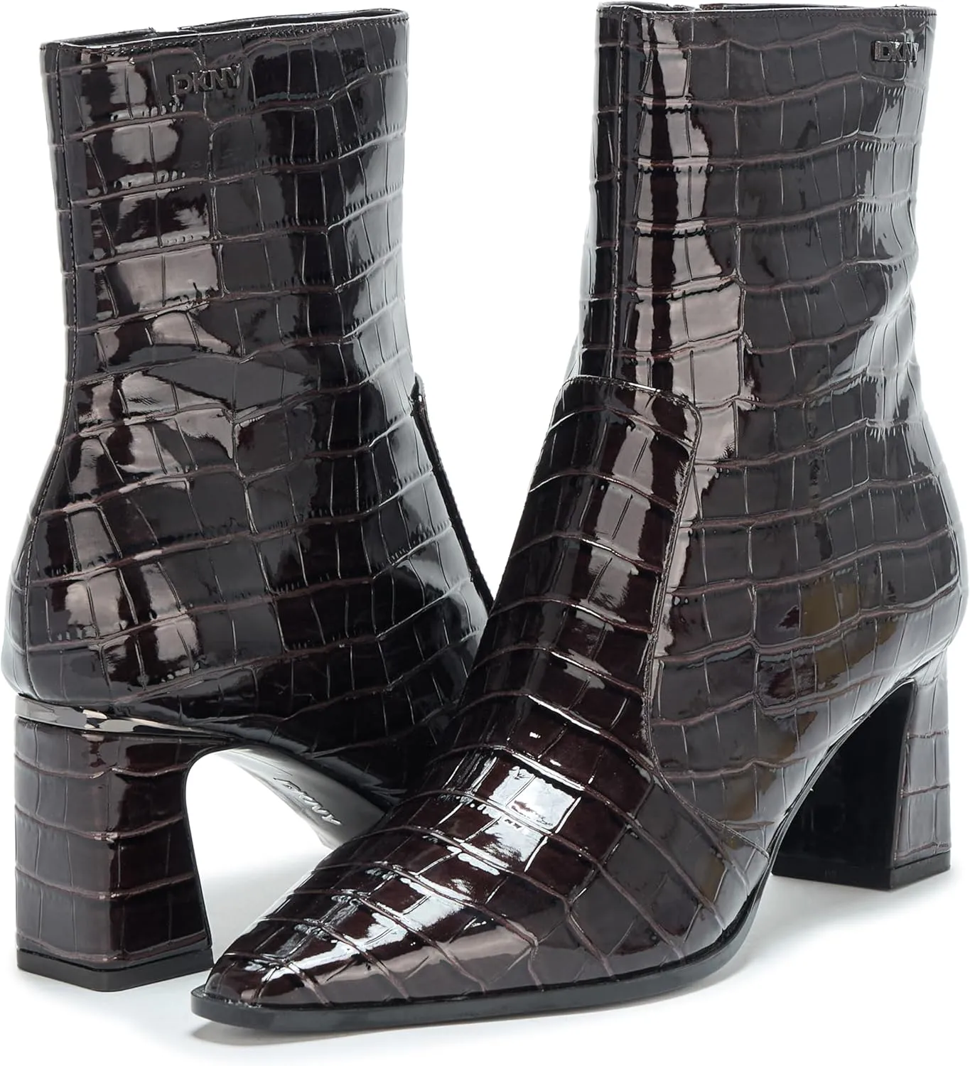 DKNY Women's Sunny Evening Slip on Heeled Bootie Fashion Boot